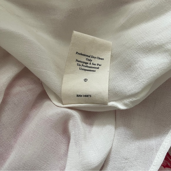 LOVESHACKFANCY Newport Silk Midi Dress in Campfire Breeze size 8 - Picture 8 of 9